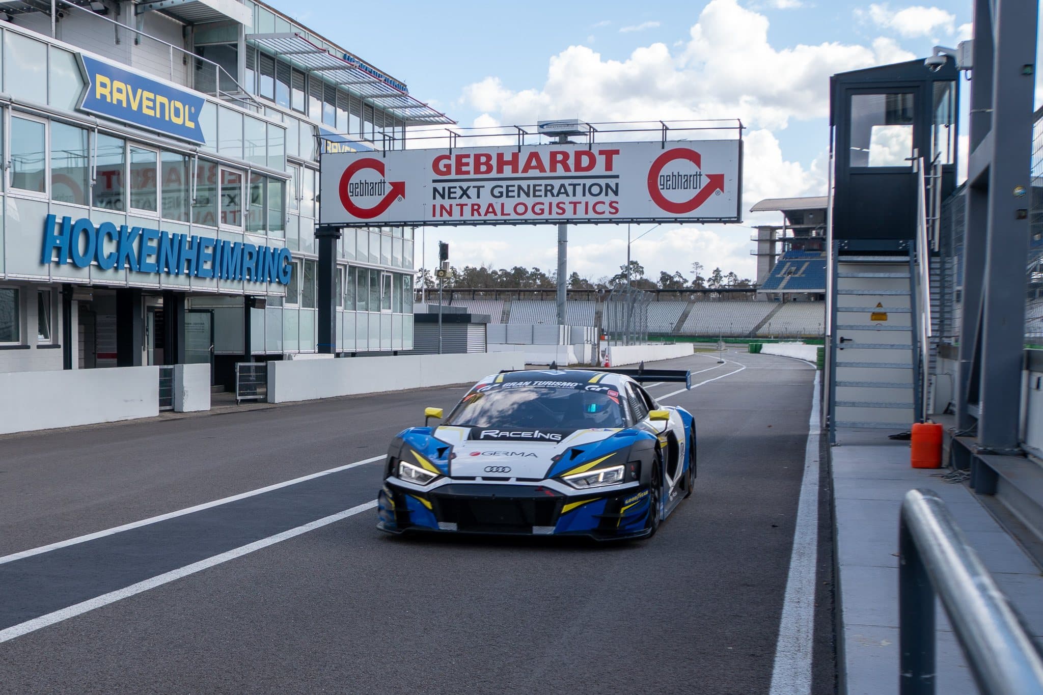 Audi R8 LMS GT3 on track